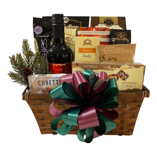 Wine Gift Baskets - Holiday Wine Basket
