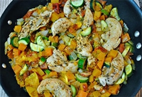 One pot Chicken and Veggie dinner