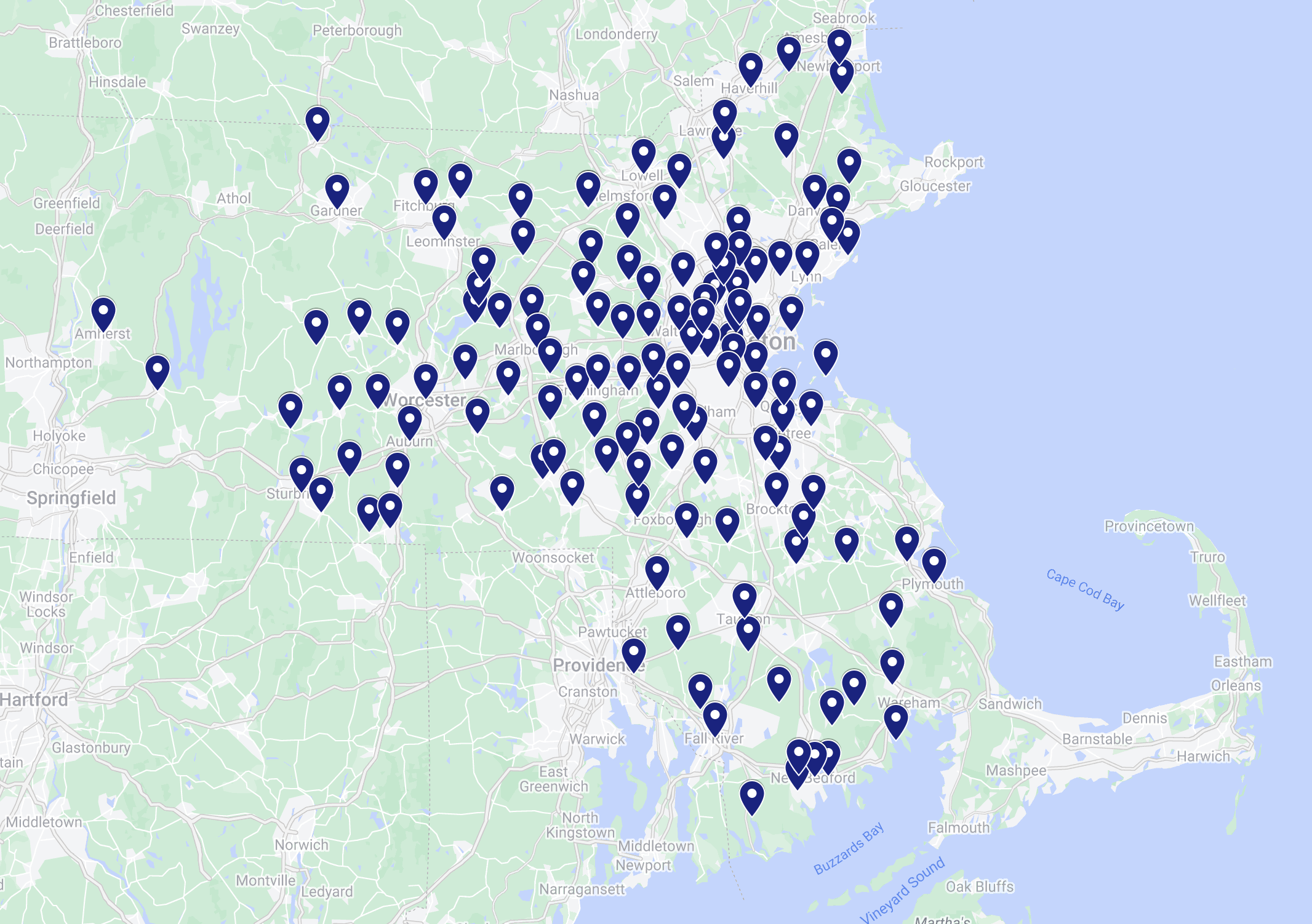 Endless Energy Service Area Map